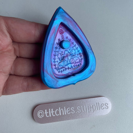 Bunny Toadstool Planchette Cab Mould, 5mm Thick