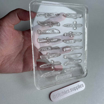 Horror Knives Palette Mould