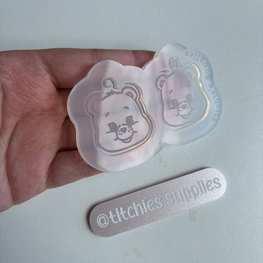 Bear Face Earrings Mould