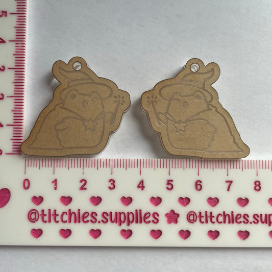 Destash Blanks - 6mm Wizard Frog