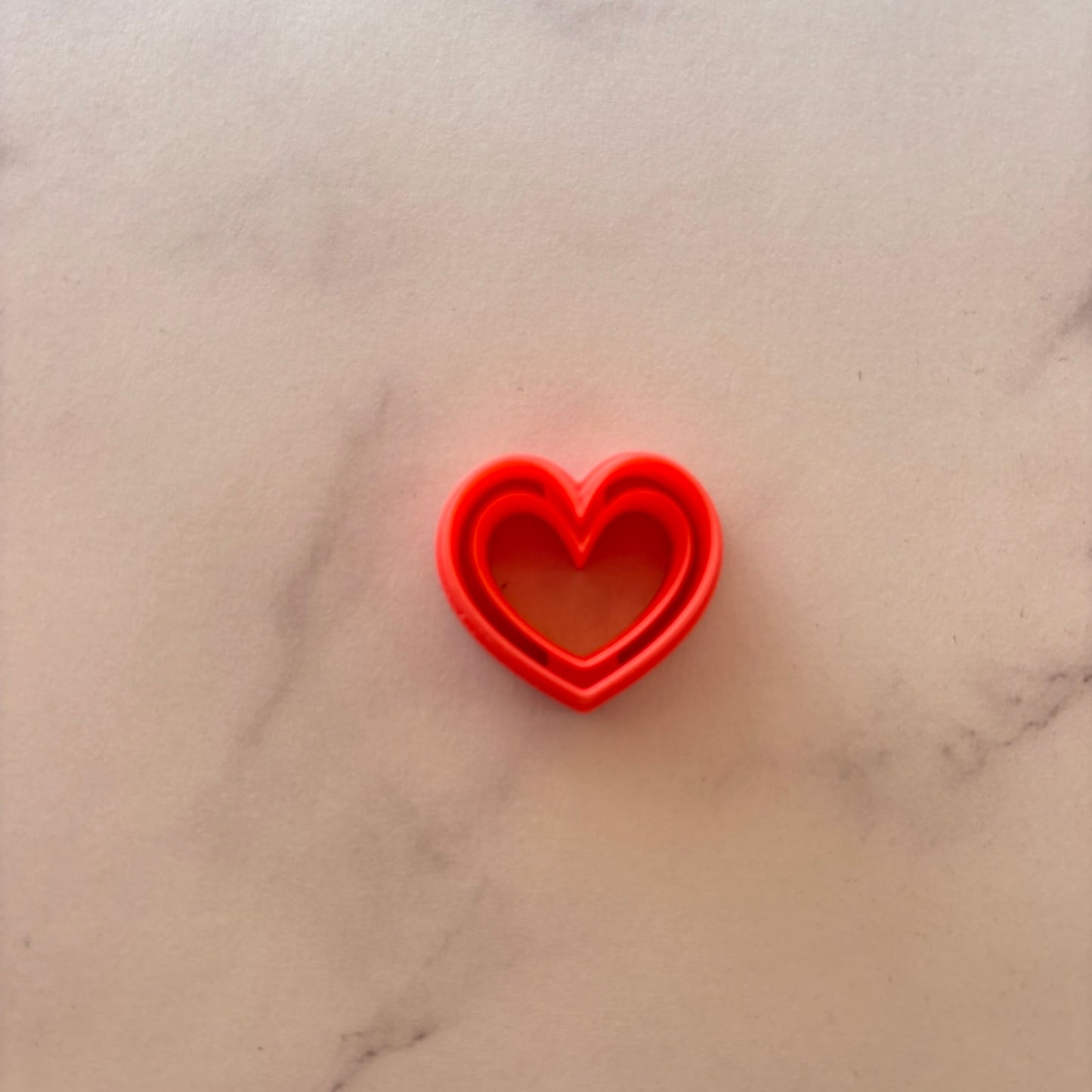 Clay Cutter - Double Heart