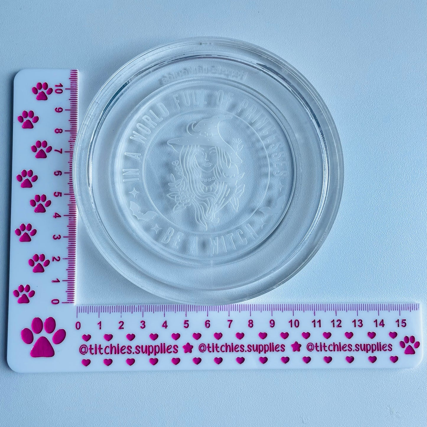 In A World Full of Princesses Coaster Mould, 5mm Thick