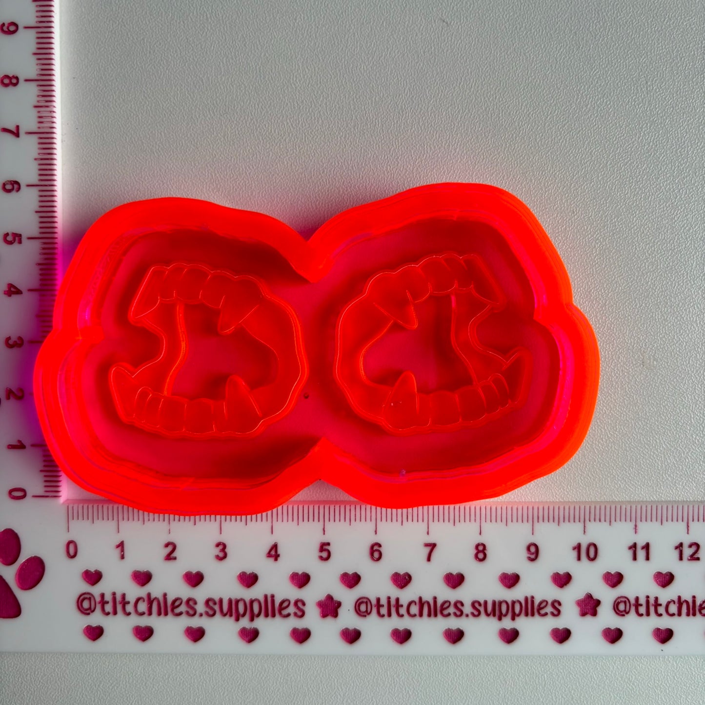 Plastic Fangs Earring Mould