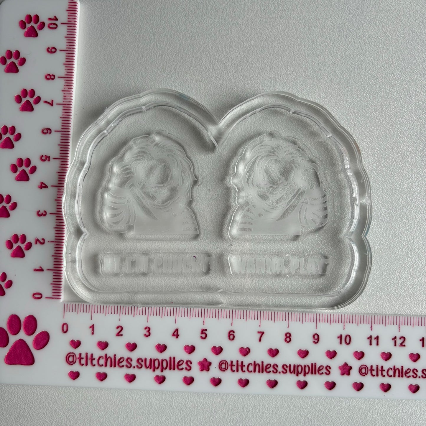 Horror Spooky Doll Earring Mould