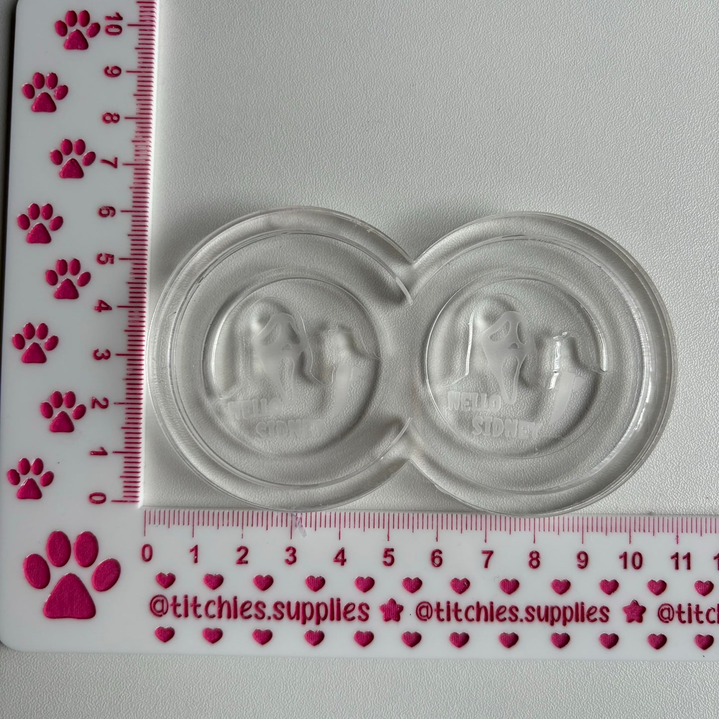 Horror Scream Mask Earring Mould