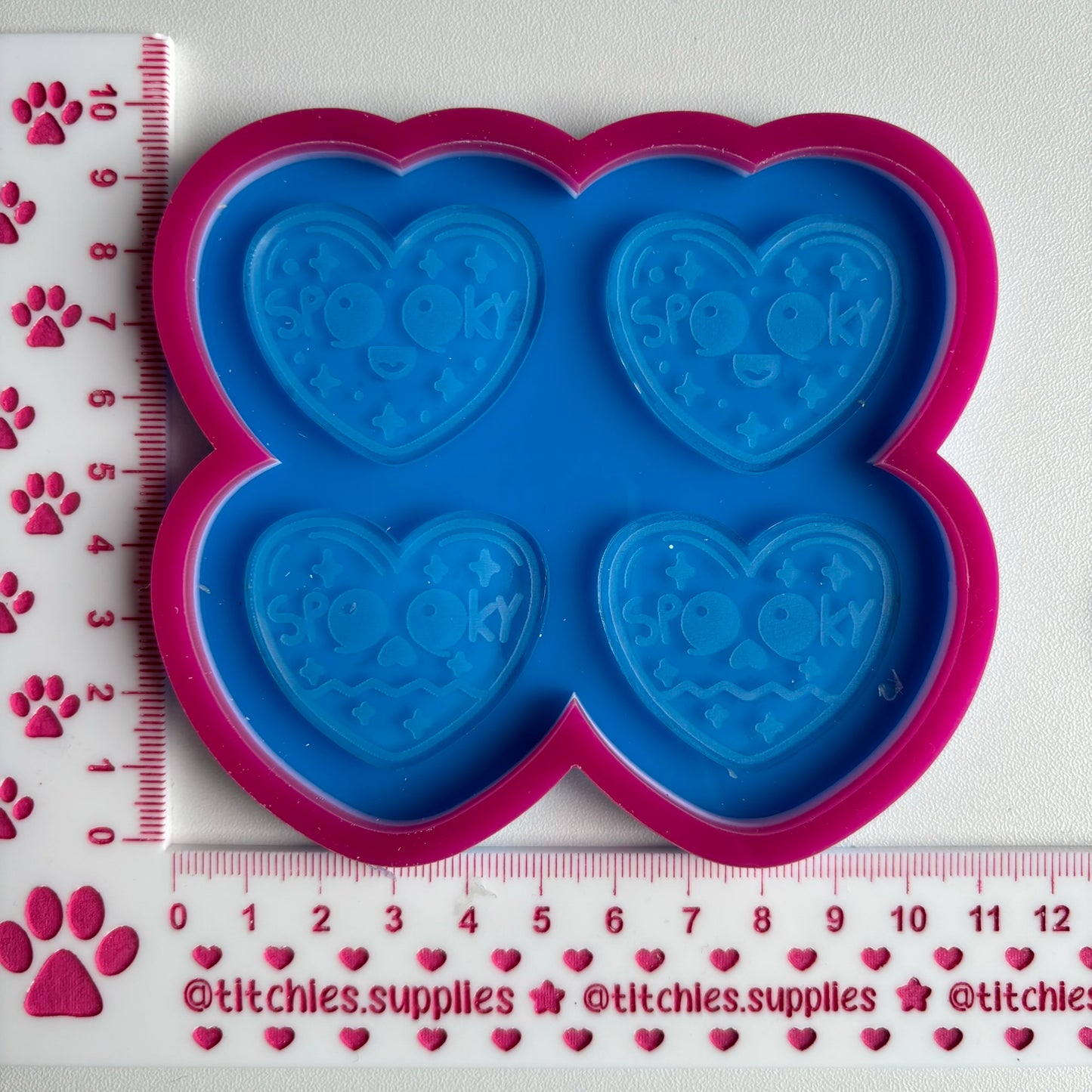 Spooky Heart Palette Mould