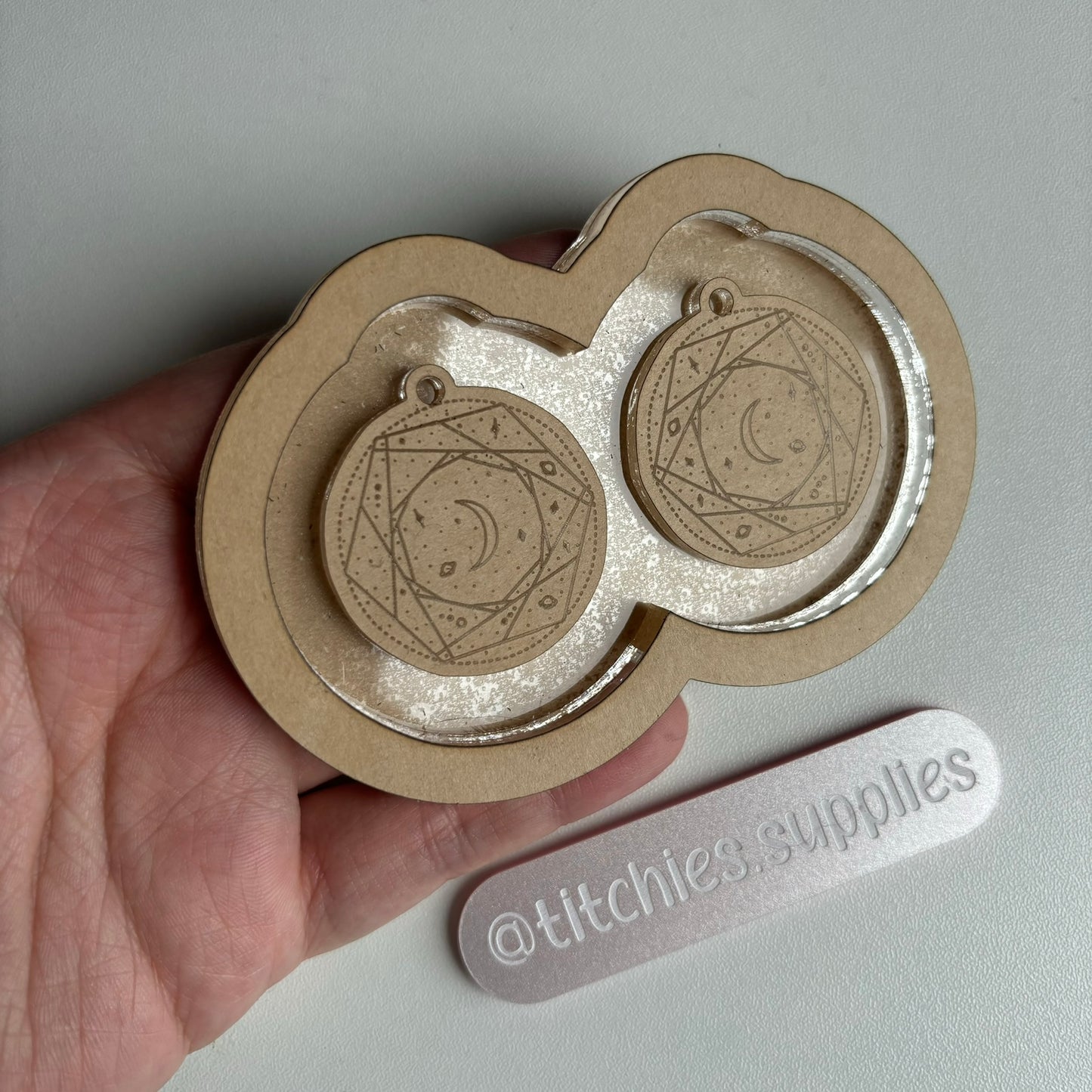 Moon Disk Earring Mould