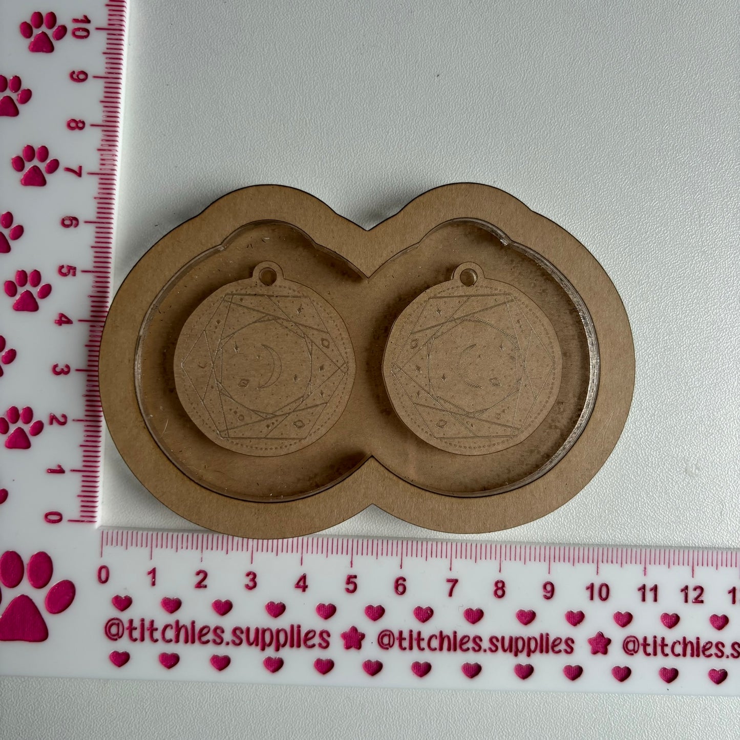 Moon Disk Earring Mould