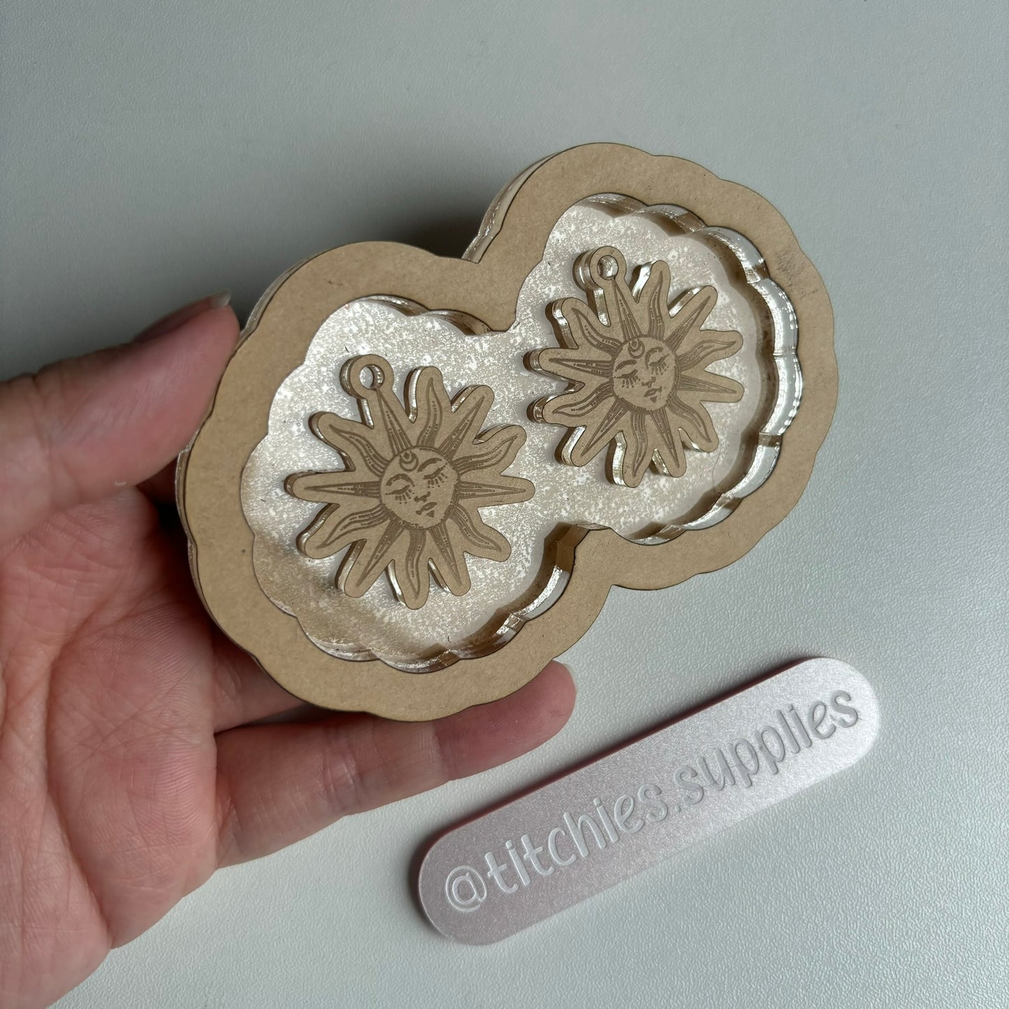 Sun Face Earring Mould