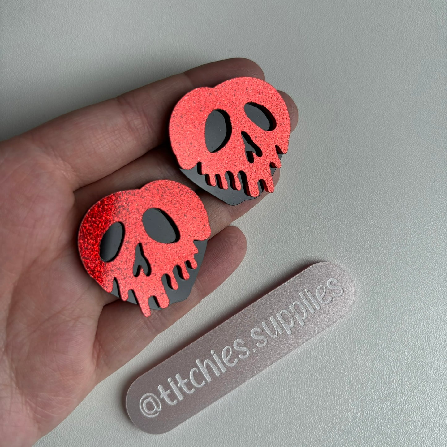 2 Layer Poison Apple Earring Mould