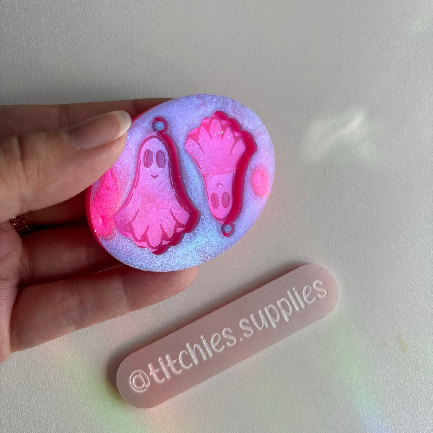 Happy Ghost Earring Mould