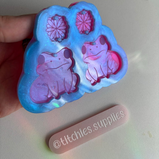 Flower Frog Earring Mould