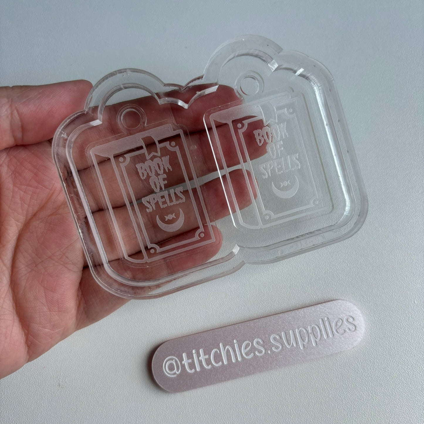 Book of Spells Earring Mould