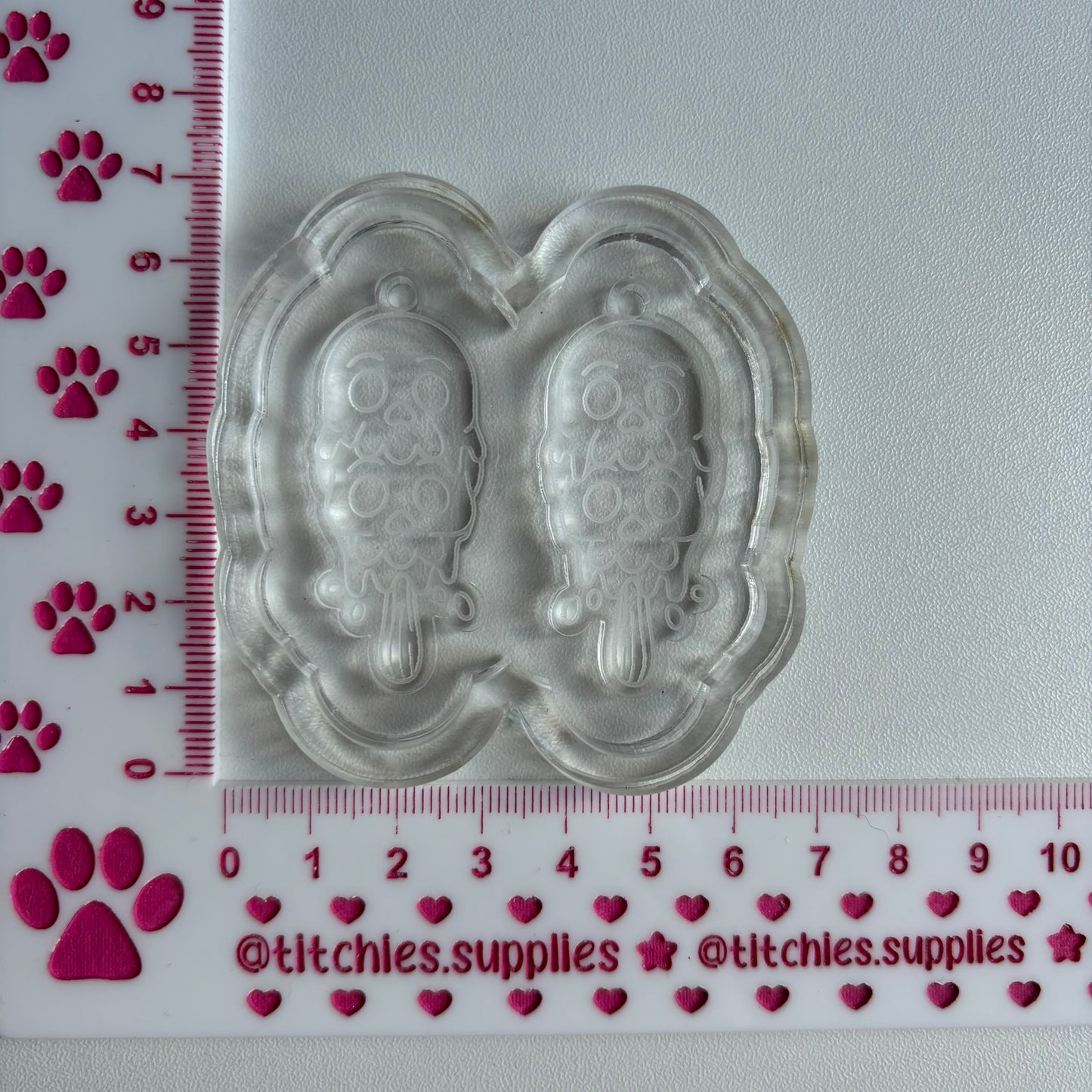 Spooky Ice Cream Earring Mould