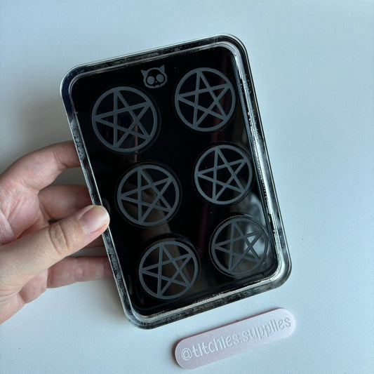 Deep Pentagram Palette Mould, 5mm Thick