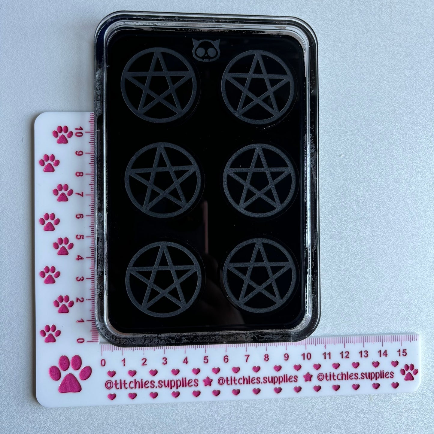 Deep Pentagram Palette Mould, 5mm Thick