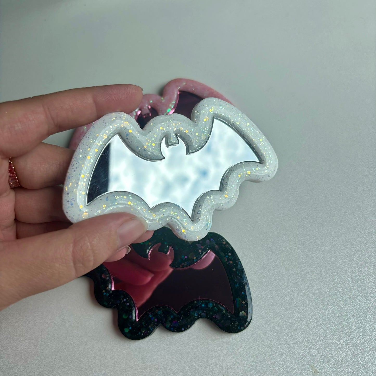 Bat Pocket Mirror