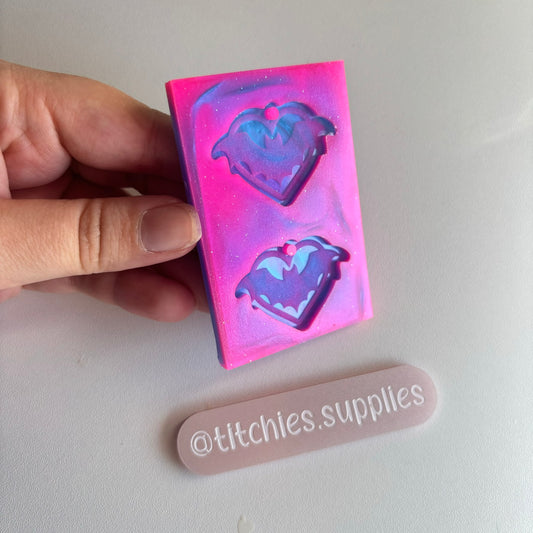 Bat Heart Earring Mould