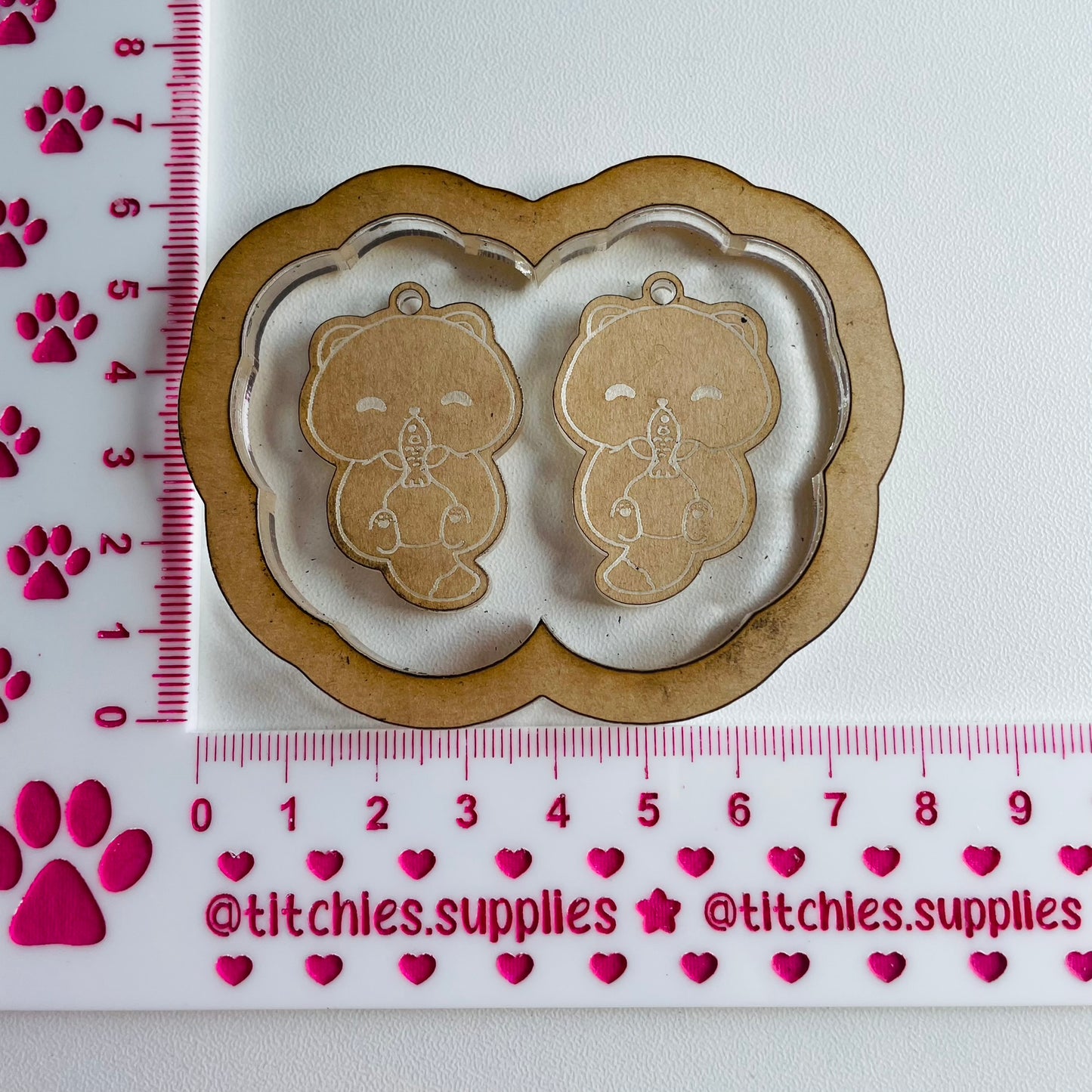 Kawaii Otter Earring Mould