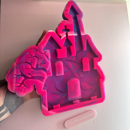 Haunted House Wall Shelf Mould, 10mm Thick