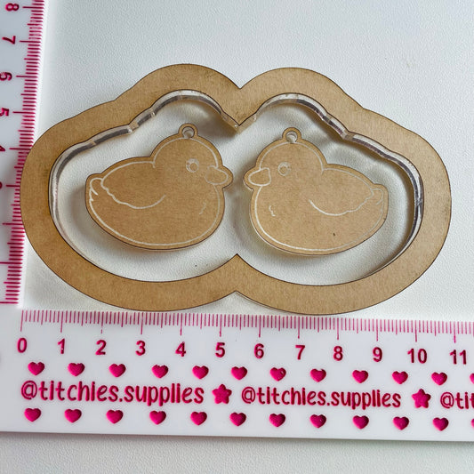 Kawaii Duck Earring Mould