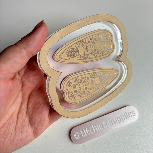 Planchette Tear Drop Hair Clip/Barrette Mould