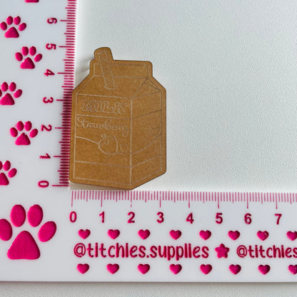 Small Strawberry Milk Mould, 6mm thick