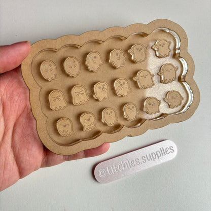 Kawaii Ghosts Stud Palette Mould