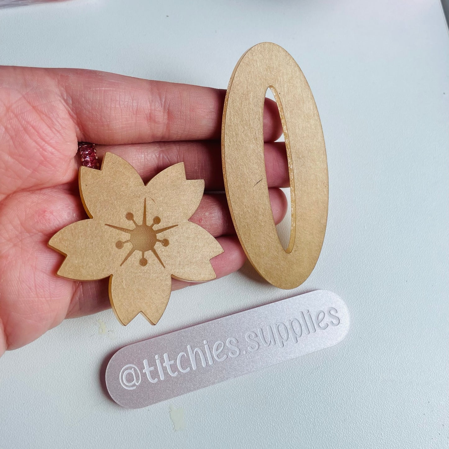 2 Layer Sakura Hair Clip Barrette Mould