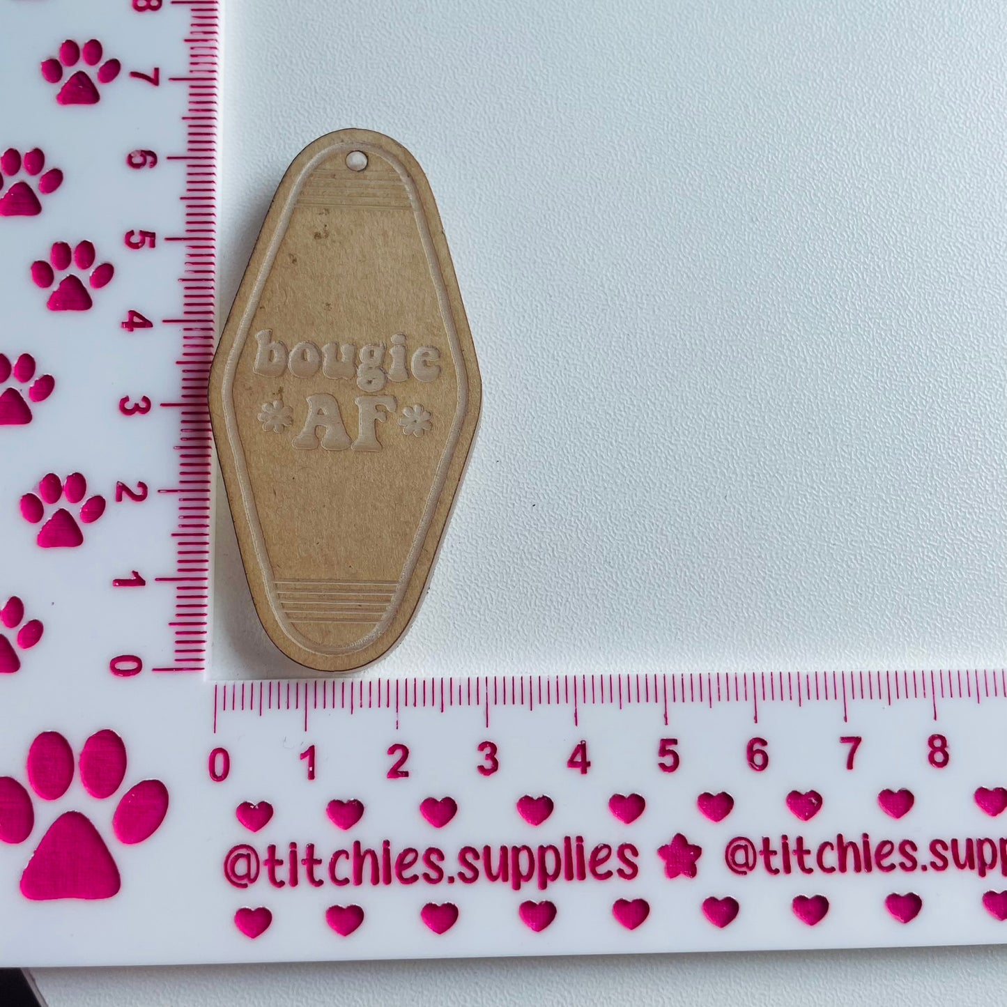 Bougie Motel Key Mould, 6mm thick