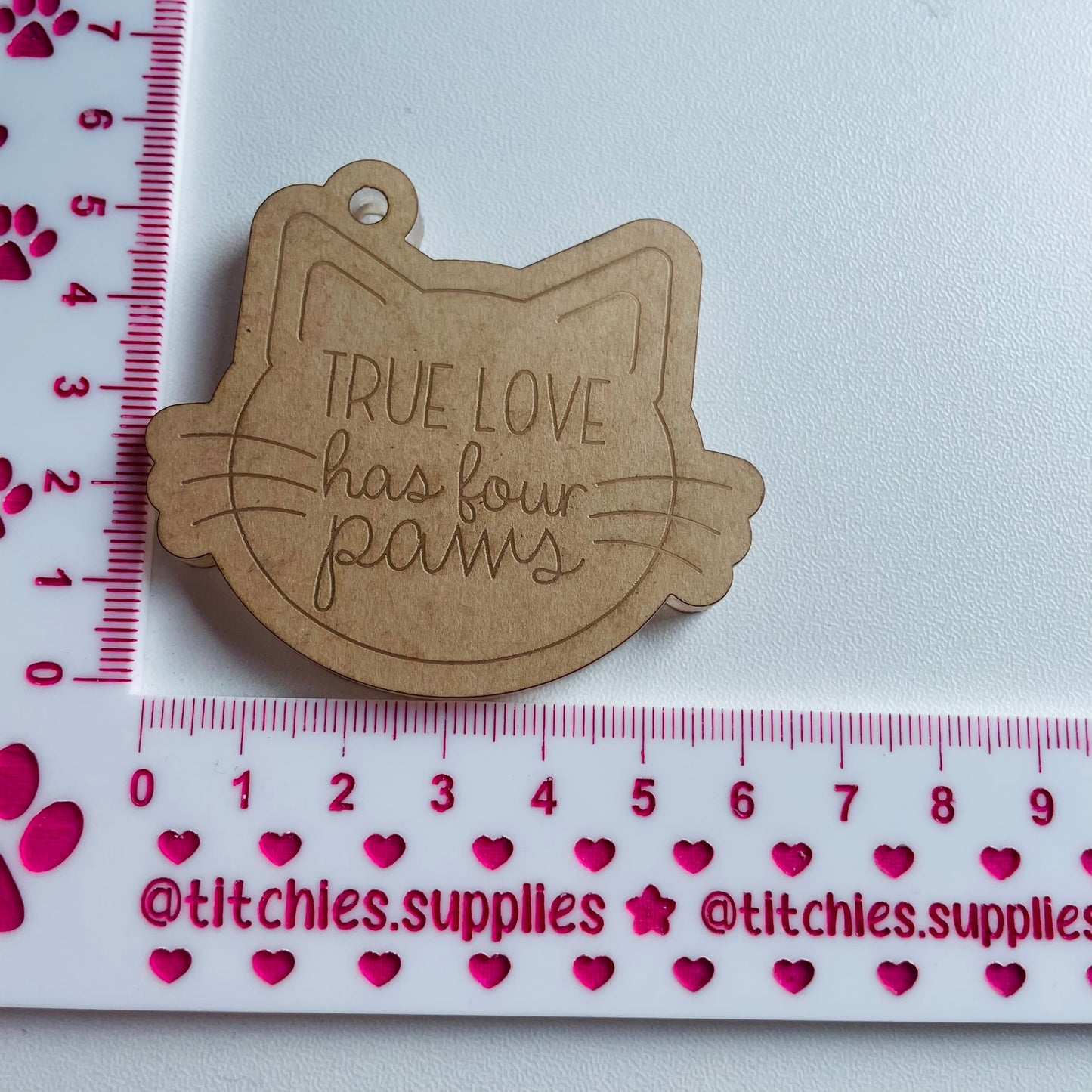 True Love Has Four Paws Mould, 6mm thick