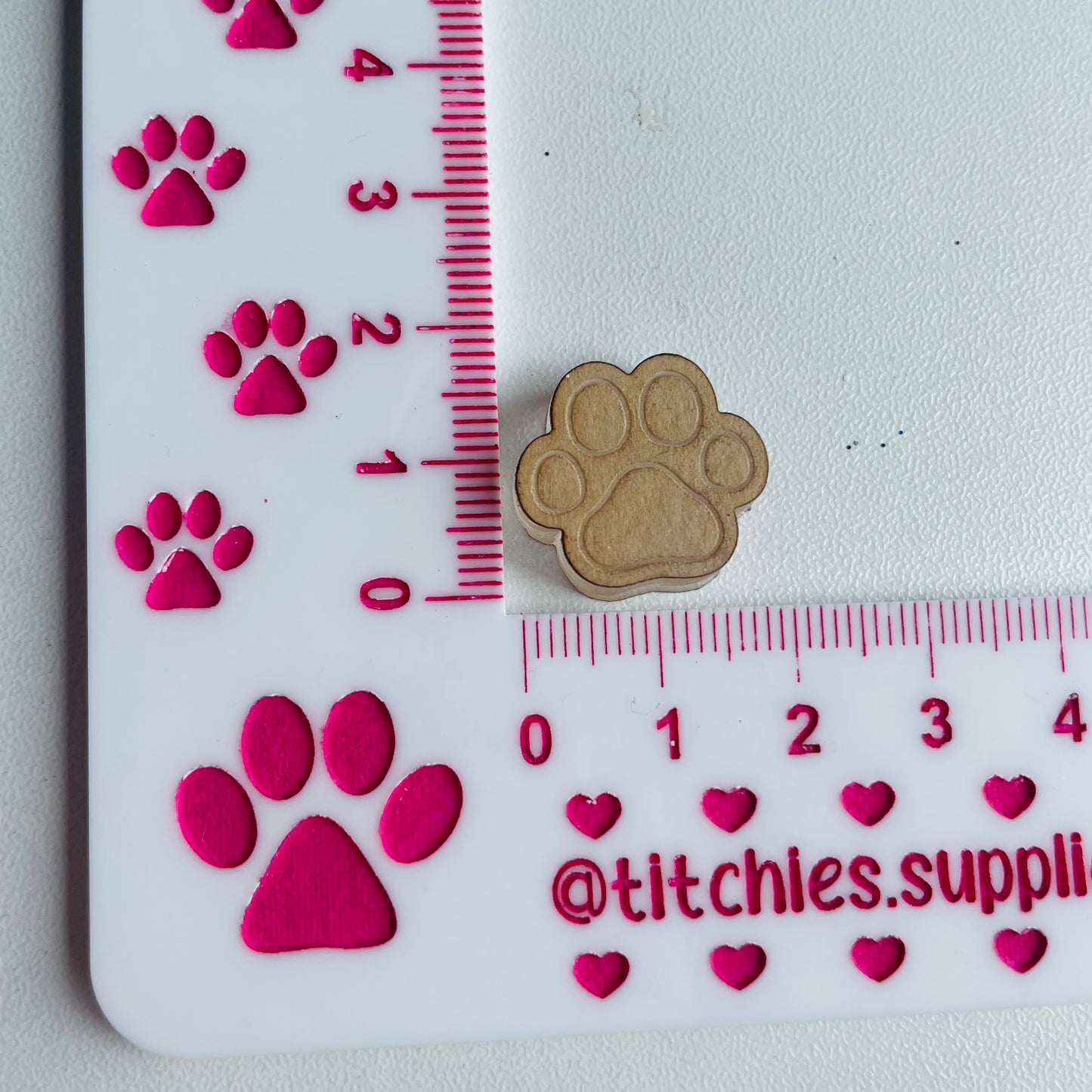 Tiny Paw Mould, 6mm Thick