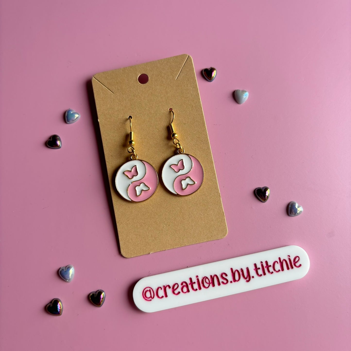 Butterfly Yinyang Earrings