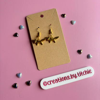 Golden Fox Earrings