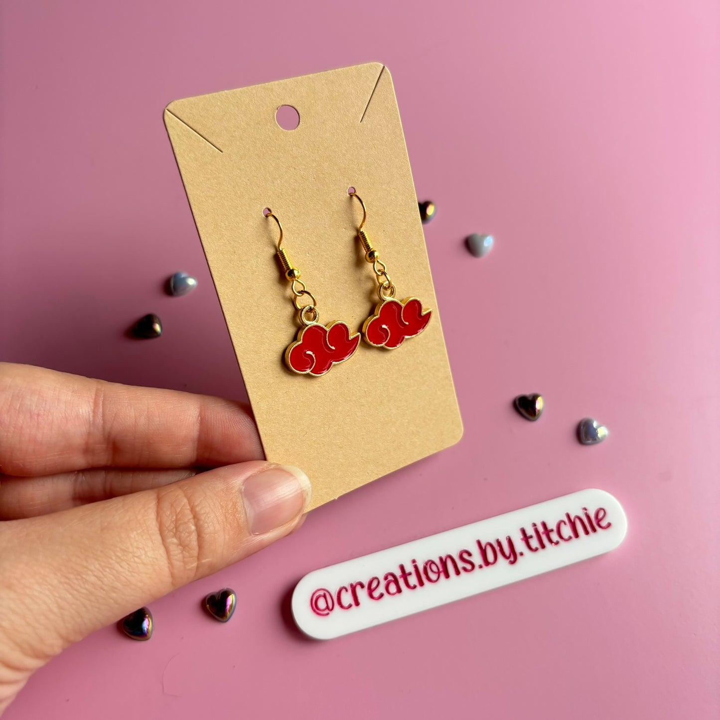 Red Cloud Earrings
