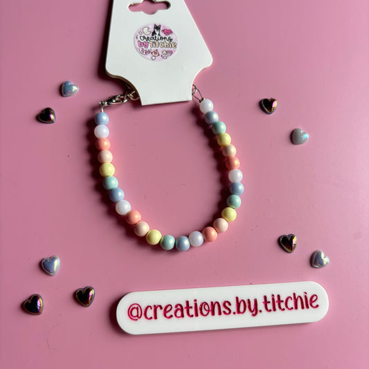 Bracelet - Small Pastel Round