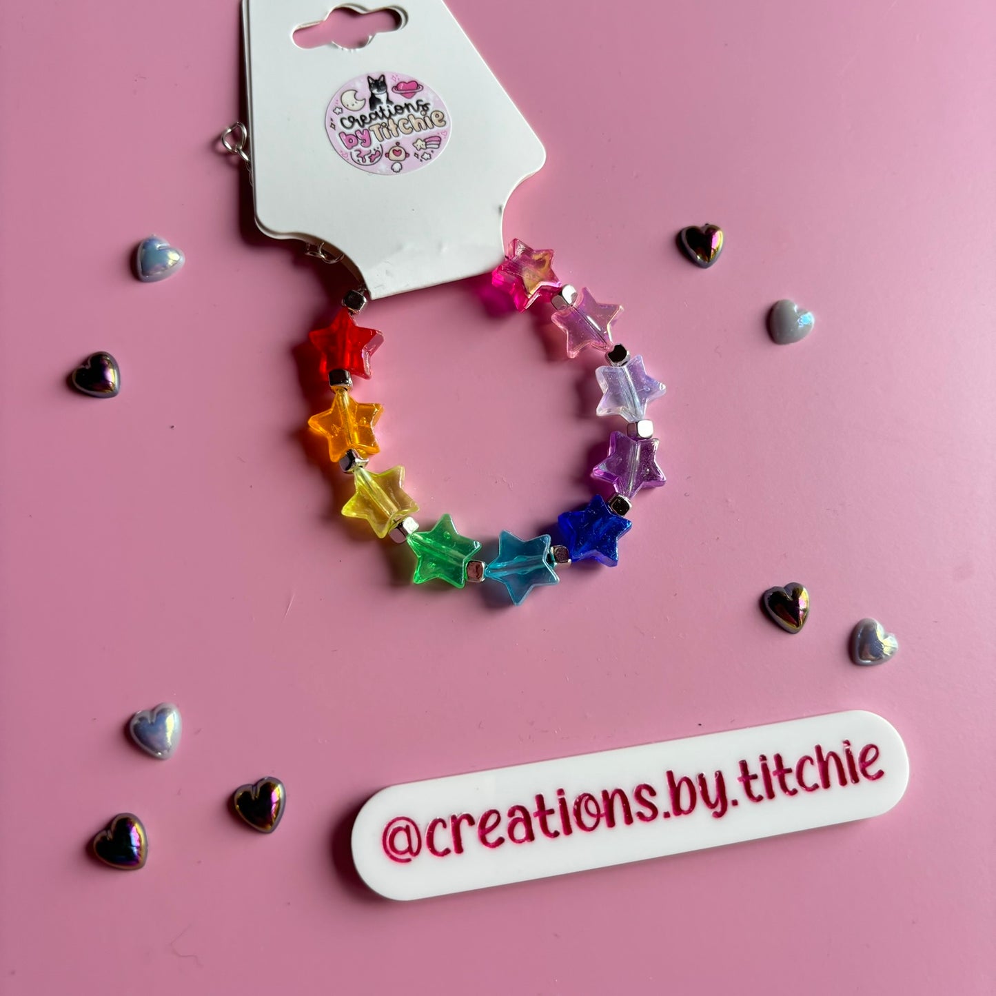 Bracelet - Small Rainbow Stars