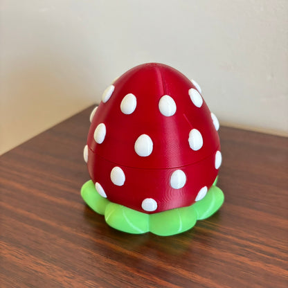 Strawberry Fidget Dragon and Egg
