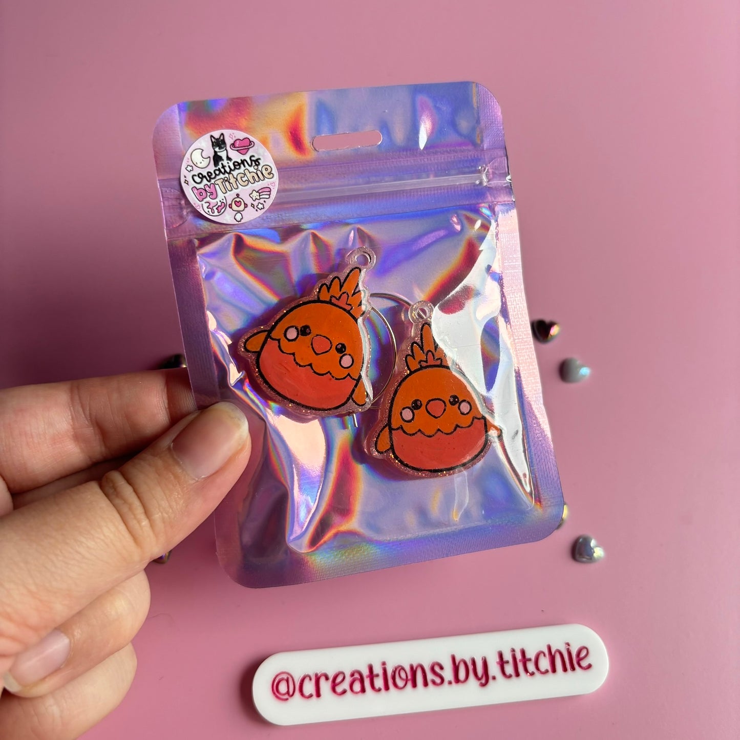 Bird Squishie Earrings