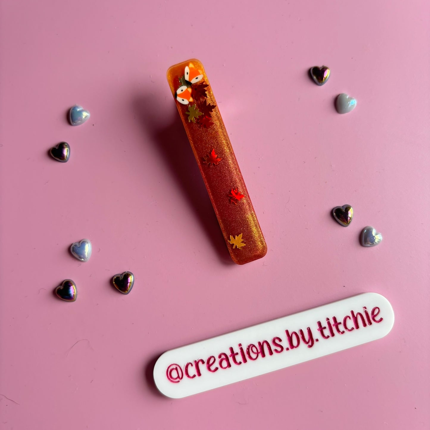 Hair Clip - Foxes
