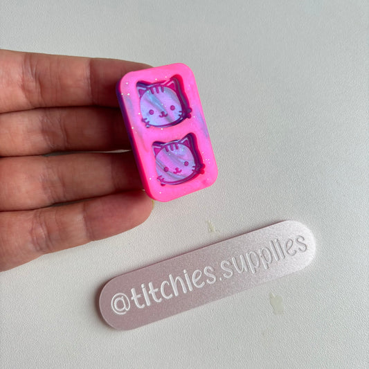 Kawaii Cat Stud Mould