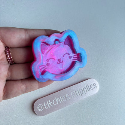 Predomed Cat Studs and Keyring Mould