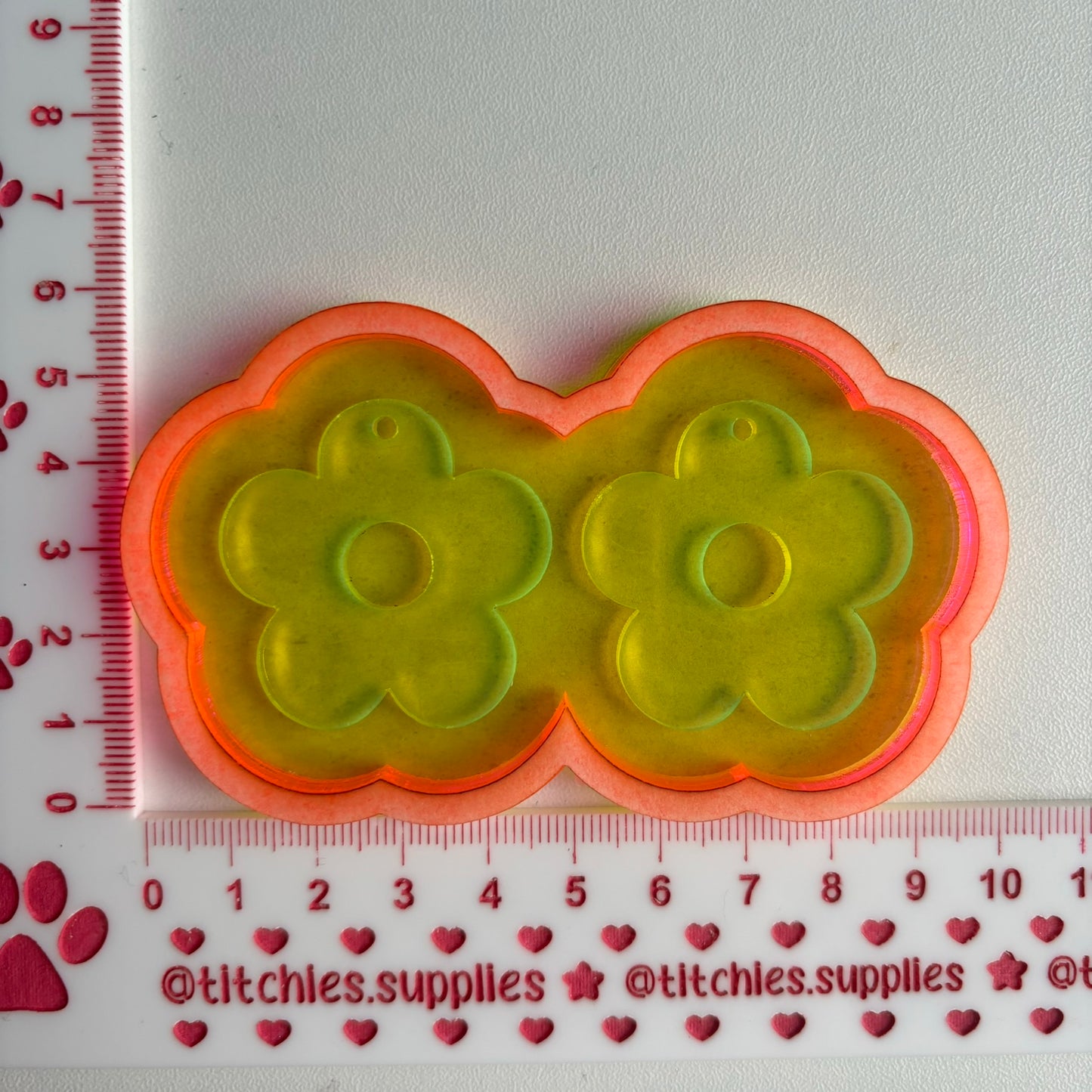 Daisy Flower Earring Mould
