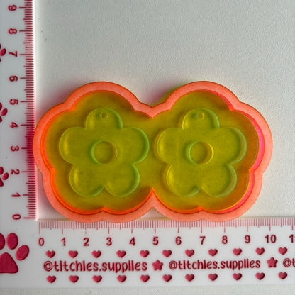 Daisy Flower Earring Mould