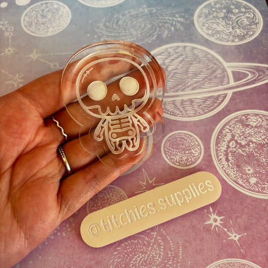 Skeleton Man Shaker Mould