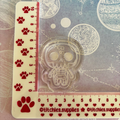 Skeleton Man Shaker Mould