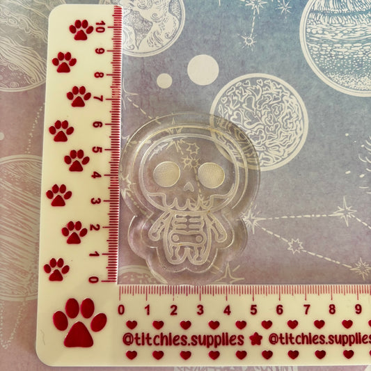 Skeleton Man Shaker Mould