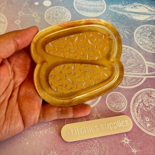Bats Tear Drop Hair Clip/Barrette Mould