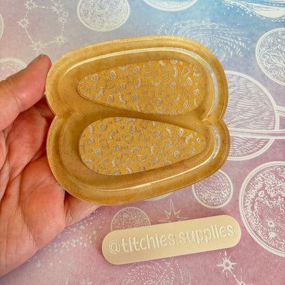 Mixed Spooky Tear Drop Hair Clip/Barrette Mould