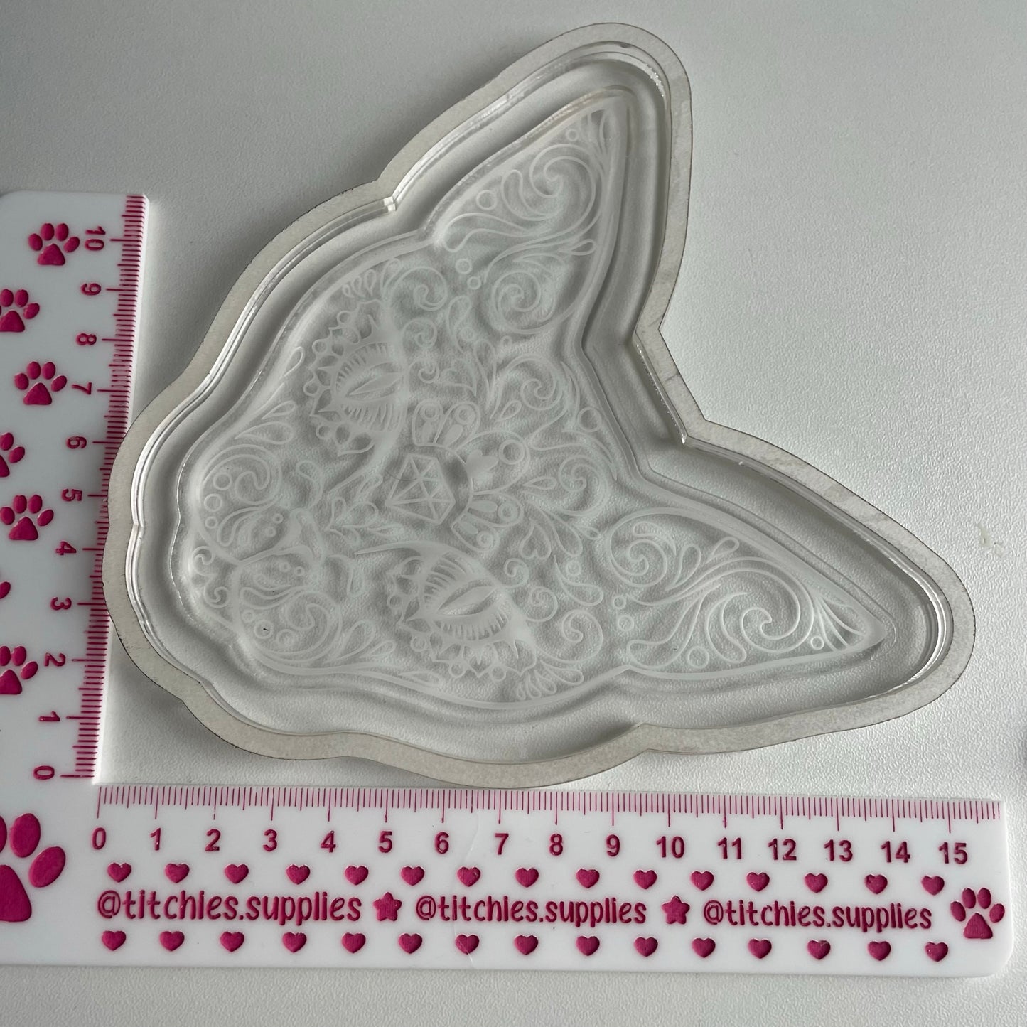 Filigree Sphynx Cat Wall Hanging Plaque Mould